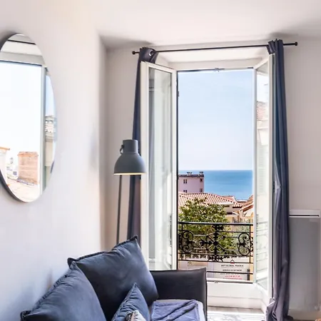Apartmán Le Refuge Du Suquet, Quartier Authentique De Cannes, Vue